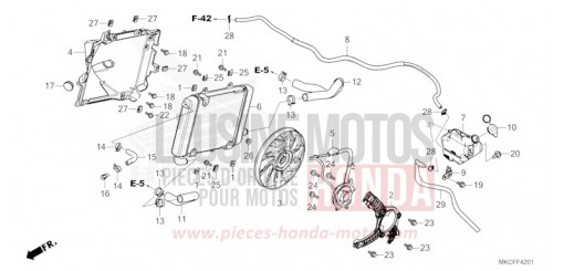 RADIATEUR (G.) GL1800DAN de 2022